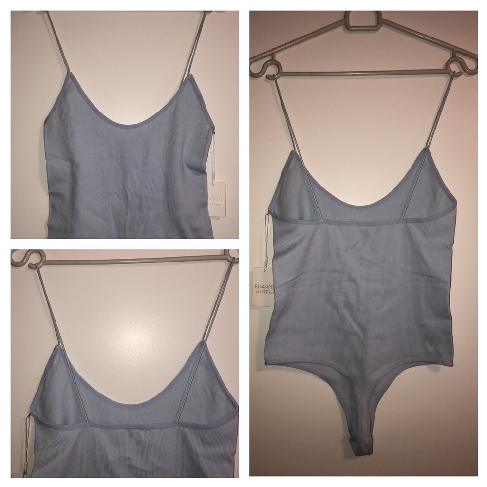 Skinny strapped tank top (body suit)